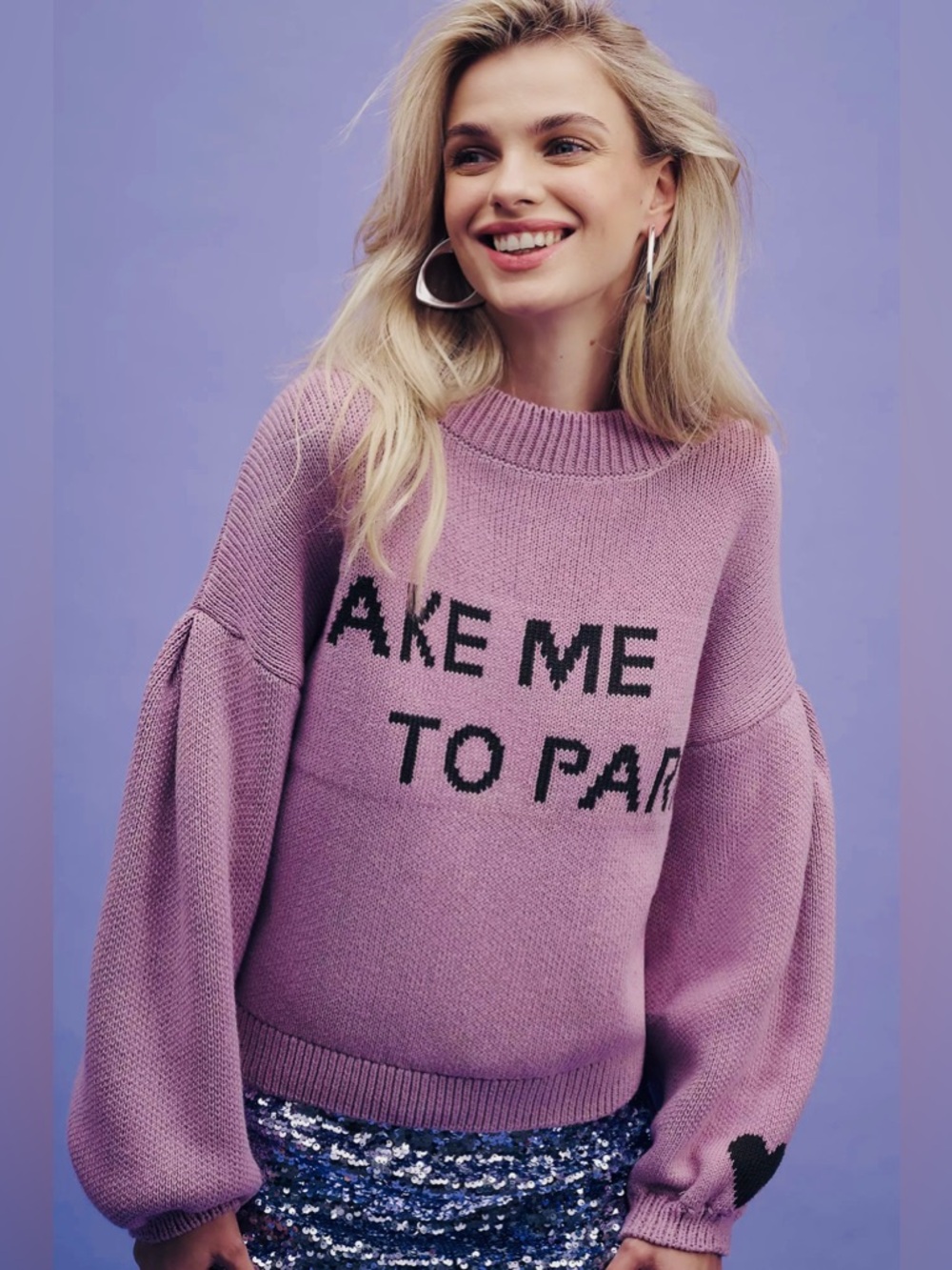 ANTHROPOLOGIE XS S MAEVE Graphic City Sweater • Take Me to Paris Wanderlust - Picture 10 of 14